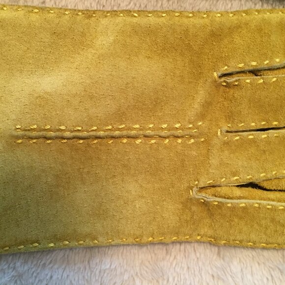 JORDACHE suede gloves size 6.5 - Picture 6 of 10